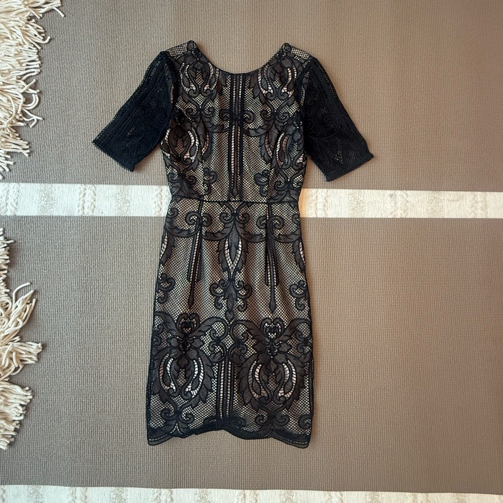 Reiss Black Lace Dress